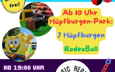 Großer Familientag mit Hüpfburgen und Live-Musik
